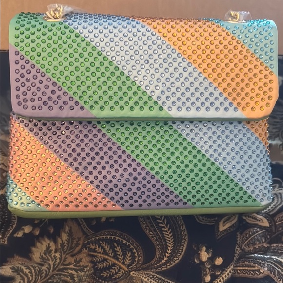 Multicolor Studded Women's Bag - Picture 1 of 3